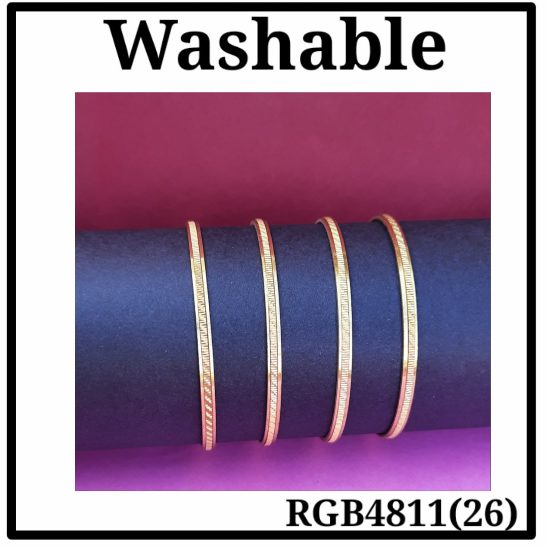 Gold Plated Bangle (RGB4811(26)) - Image 3