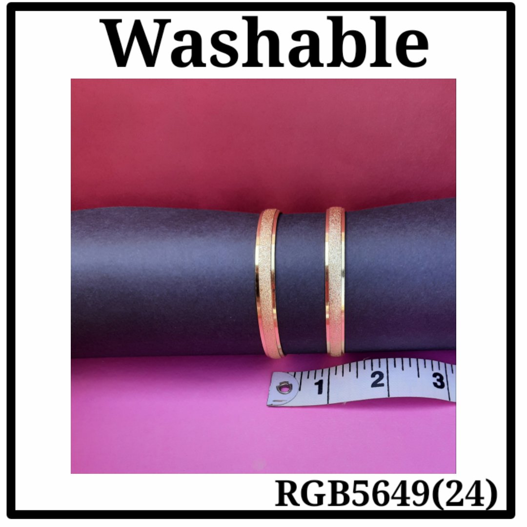 Gold Plated Bangle(RGB5649(24)) - Image 3