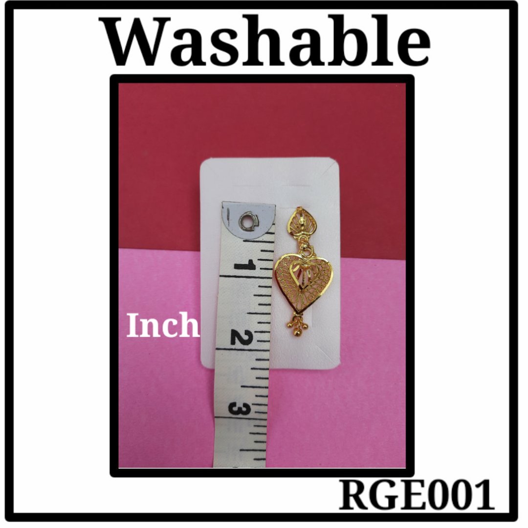 Gold Plated Earring (RGE001) - Image 2