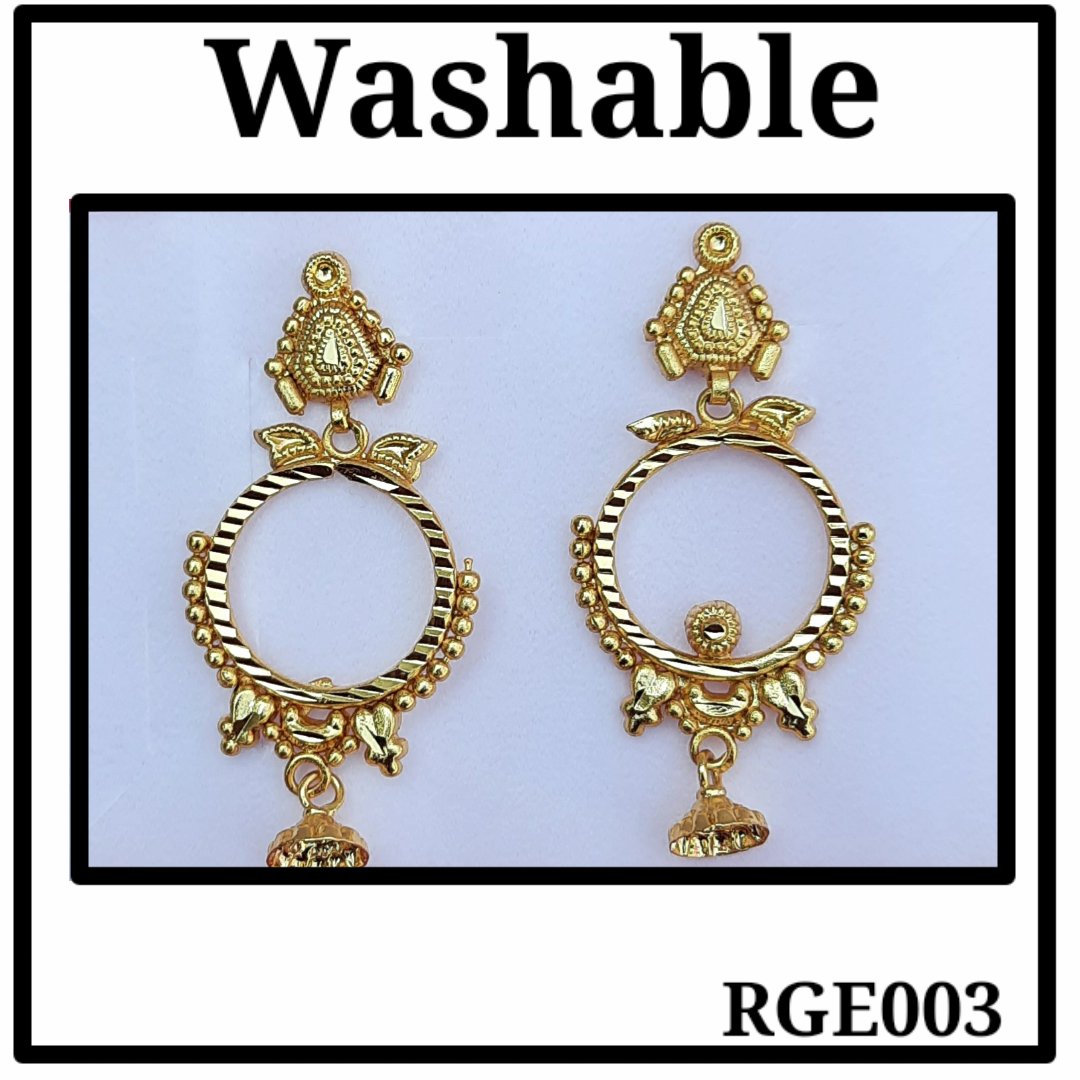 Gold Plated Earring (RGE003) - Image 4