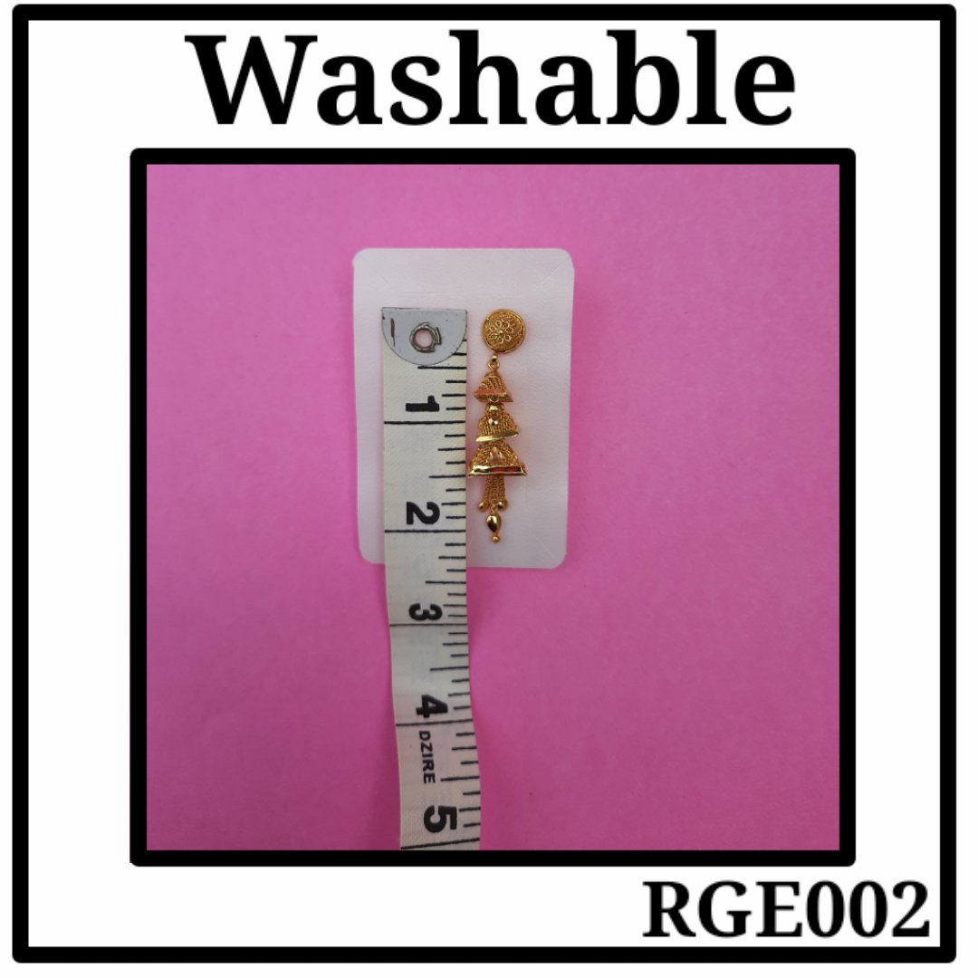 Gold Plated Earring (RGE002) - Image 4