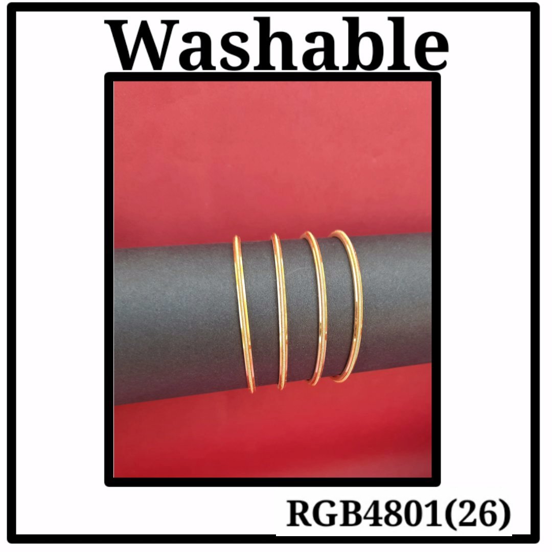 Gold Plated Bangle (RGB4801(26)) - Image 2