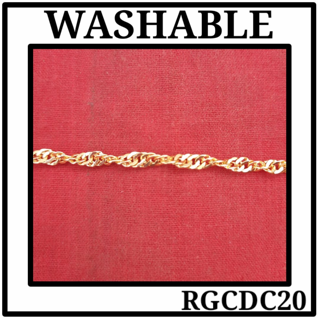 Gold Plated Chain(RGCDC20(24)) - Image 2