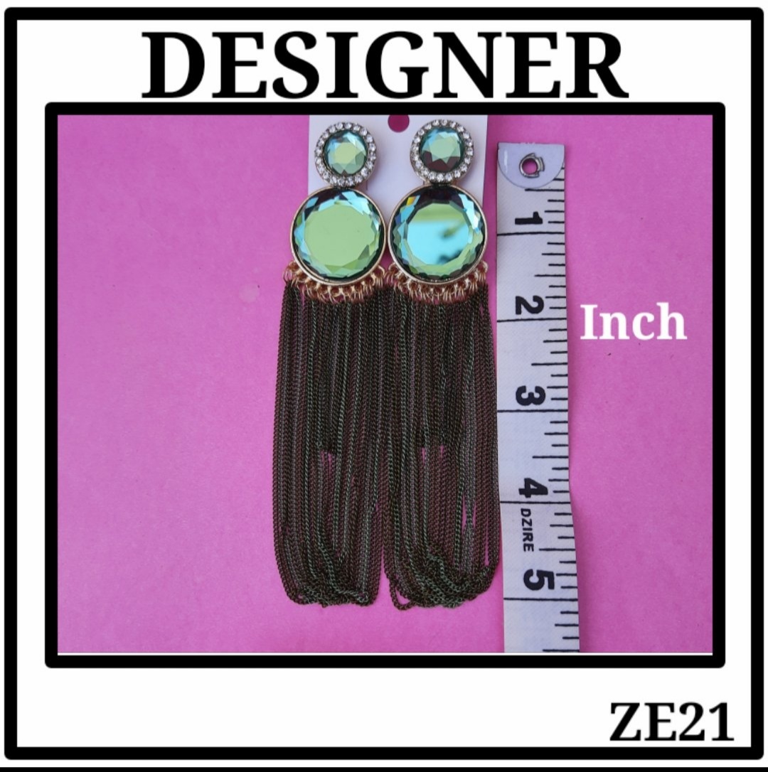 Designer Earring (ZE21) - Image 3
